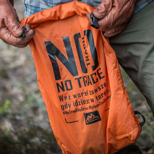 Helikon - Worek na śmieci Dirt Bag 10 L - Pomarańczowy / Czarny - AC-DTB-NL-2401A