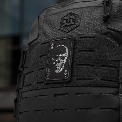 M-Tac - Naszywka morale patch Face of War - Cordura - Czarny - 51389002