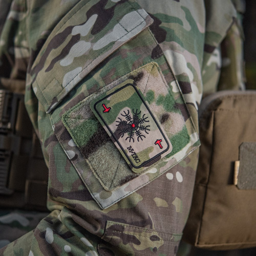 M-Tac - Naszywka haftowana Karta Hełm Grozy - Multicam - 51392008