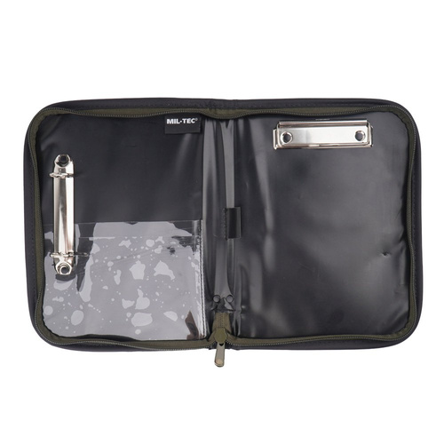 Mil-Tec - Organizer na kartki A5 z binderem - Czarny - 15970002