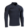 M-Tac - Koszula taktyczna Polo z długim rękawem 65/35 - Dark Navy Blue - 80021015