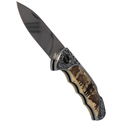 Herbertz Solingen - Noż składany Hunter z motywem dzika 82 mm - 588611