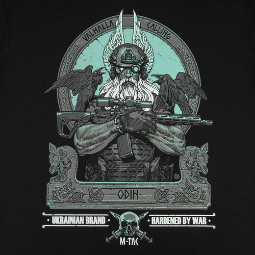 M-Tac - Bluza z kapturem Odin Mystery - Bawełna - Czarna - 20535002