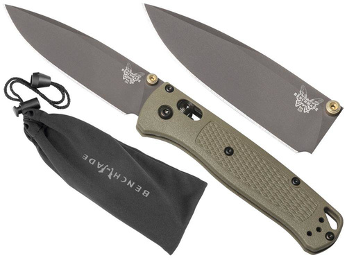 Benchmade - Nóż składany Bugout - AXIS® Lock - S30V - Plain - Ranger Green - 535GRY-1