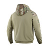 M-Tac - Bluza z kapturem Combat - Bawełna - Light Olive - 20520083