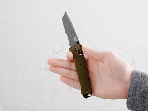 Benchmade - Nóż składany Bailout - CPM-M4 - Zielony - 537SGY-1