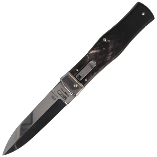Mikov - Nóż sprężynowy Predator Buffalo Horn - 241-NR-1/KP