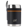 Esbit - Termos na żywność Classic Food Jug Cutlery Set - 750 ml - Czarny - FJ750ML-BK-2SL-S