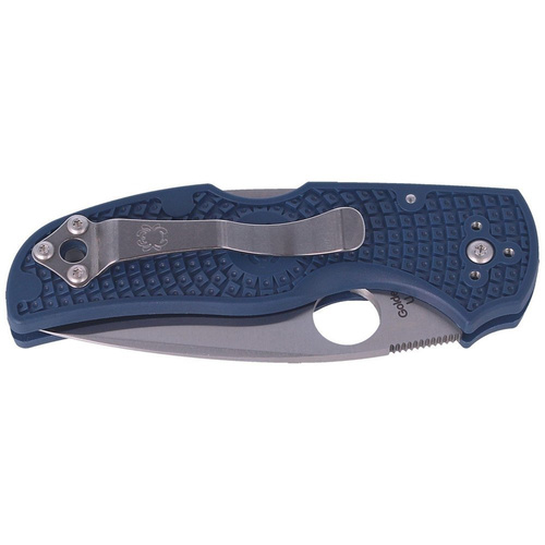 Spyderco - Nóż składany Native 5 - CPM SPY27 - FRN - Niebieski - C41PCBL5