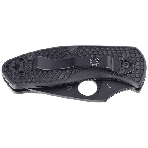Spyderco - Nóż składany Ambitious Lightweight - 8Cr13MoV - Czarny - C148PBBK