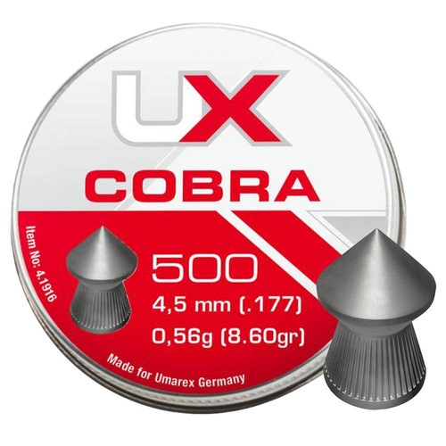Umarex - Śrut do wiatrówki Cobra - 500 szt. - 4,5 mm - 4.1916