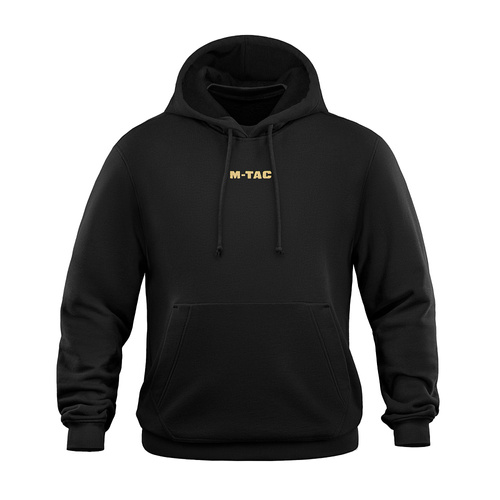 M-Tac - Bluza z kapturem Hoodie Worn to the Bone - Czarna - 20554002