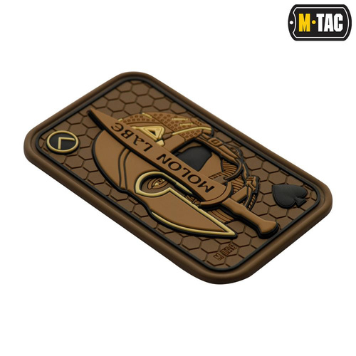 M-Tac - Naszywka Morale Patch - Molon Labe Ace 3D PVC - Coyote - 51127005