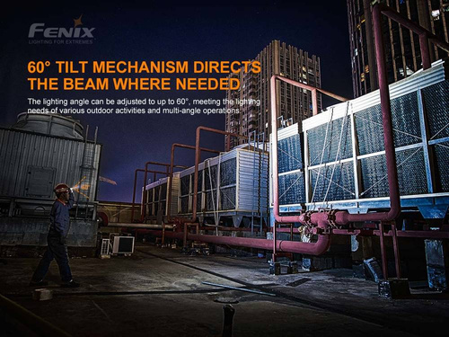 Fenix - Latarka czołowa LED 25R V2.0 z akumulatorem 5000 mAh - 1600 lumenów - HP25R V2.0