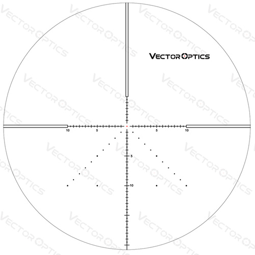 Vector Optics - Luneta celownicza Veyron 6-24x44 - Podświetlany punkt celowniczy - 30 mm - First Focal Plane - SCFF-37