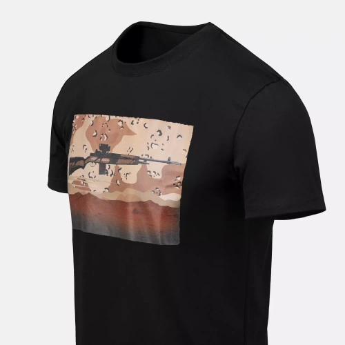 Helikon - Koszulka T-Shirt M14 - Bawełna - Czarna - TS-MCZ-CO-01