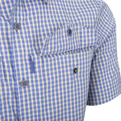 Helikon - Koszula Concealed Carry Short Sleeve - Rustic Cloth Plaid - KO-CCS-CB-2A