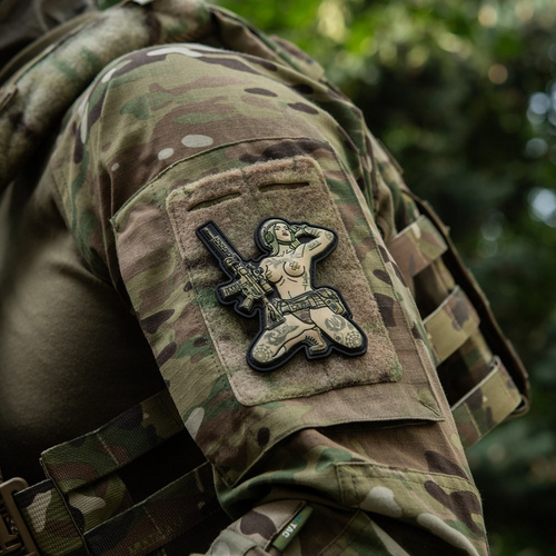 M-Tac - Naszywka Tactical Girl №1 Tryzub - PVC - Pełny kolor - 51116105