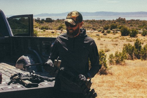 Helikon - Czapka z daszkiem Trucker (Grease Gun) - Cotton Stretch Ripstop - Duck Hunter - CZ-TRG-SP-DH