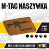 M-Tac - Naszywka AR-15 223/5,56 Laser Cut - Coyote/Czarny - 51111502