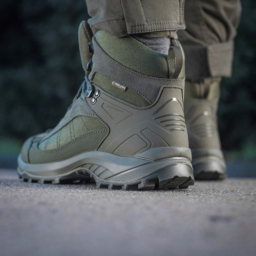 M-Tac - Buty taktyczne za kostkę jesienno-zimowe - Cordura - Ranger Green - 1JJ143/9TPLV
