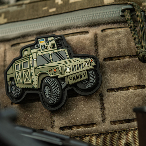 M-Tac - Naszywka Morale Patch 3D HMMWV - PVC - Olive - 51348350