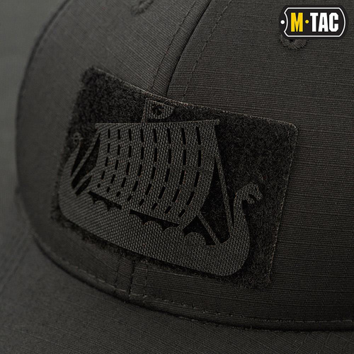 M-Tac -  Naszywka Laser cut Drakkar - Czarny - 51170002