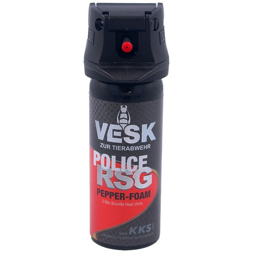 KKS - Gaz pieprzowy Vesk RSG Police - Strumień - Piana - 50 ml - 12050-F V