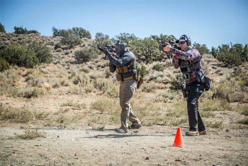 Helikon - Panel z ładownicą na magazynek AR / AK Competition Carbine Wings Set® - Czarny / Shadow Grey - AC-CWS-CD-3501A