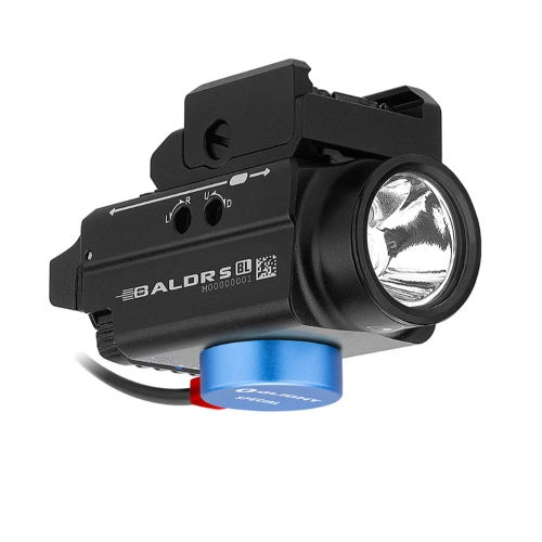Olight - Latarka na broń krótką z laserem Baldr S - 800 lm - Picatinny - Czarna - 850763