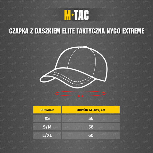 M-Tac - Czapka z daszkiem taktyczna Elite NYCO EXTREME - Multicam - 40594008