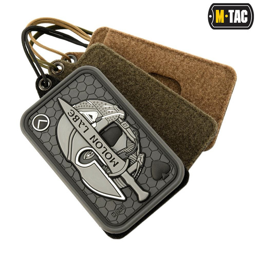 M-Tac - Panel na naszywki z kieszenią na karty ID ze smyczą - Oliwkowy - 10118001