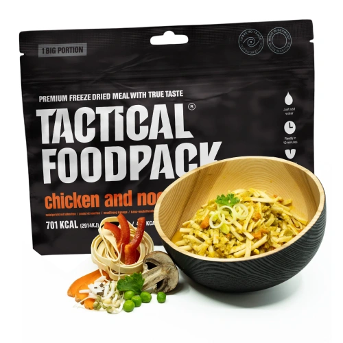 Tactical Foodpack - Liofilizowana racja żywnościowa BIG Chicken and Noodles - 560 g - MB003