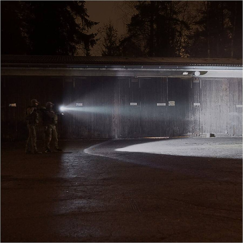 Fenix - Latarka taktyczna na broń z laserem GL23R - Luminus SFT40 LED - 1200 lm - Czarny - GL23R