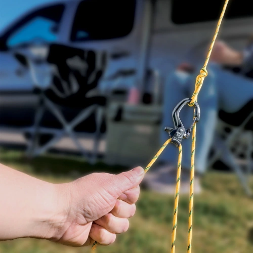 Nite Ize - Klamra CamJam z karabińczykiem SlideLock - Aluminium - Mały - Czarna - CJSLS-01-R3