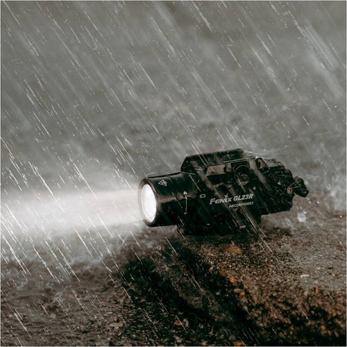 Fenix - Latarka taktyczna na broń z laserem GL23R - Luminus SFT40 LED - 1200 lm - Czarny - GL23R
