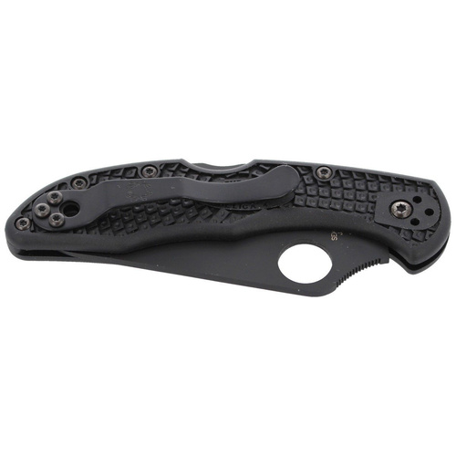 Spyderco - Nóż składany Delica® 4 FRN Black / Black Blade - C11PSBBK