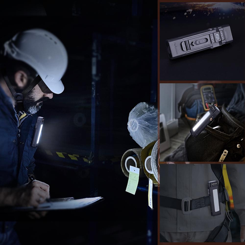 Fenix - Latarka LED akumulatorowa / warsztatowa WT16R - 300 lumenów - Czarna - 039-479