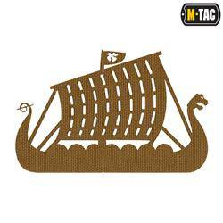 M-Tac -  Naszywka Laser cut Drakkar - Coyote - 51170005