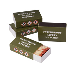 Mil-Tec - Zapałki wodoodporne - 35 sztuk w pudełku - Czteropak - 15234000