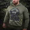 M-Tac - Bluza z kapturem Odin Mystery - Bawełna - Light Olive - 20552038