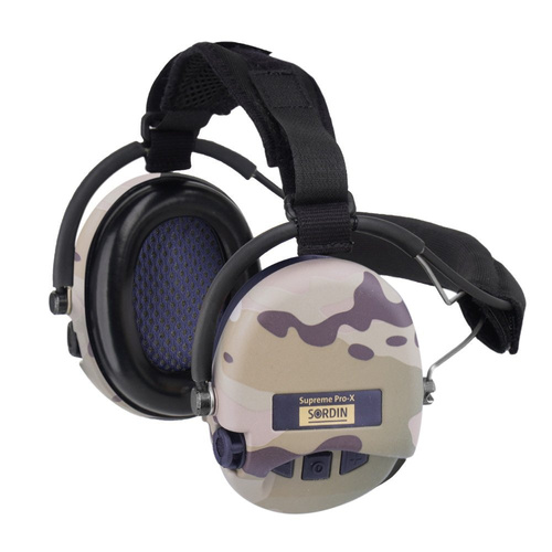 Sordin - Aktywne ochronniki słuchu Supreme Pro-X - Nakarkowe - MultiCam - 76302-X-06-S