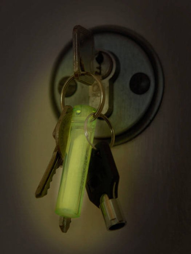 Ni-Glo - Brelok z kółkiem do kluczy Gear Marker - Polimer - Dragon Green - 91501