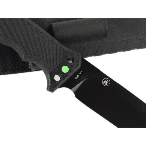 Ganzo - Nóż survivalowy Firebird z krzesiwem - Czarny - G8012V2-BK