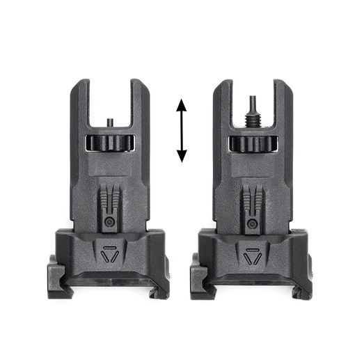 Strike Industries - Celownik przeziernikowy Strike Polymer Backup Sights - Składany - Picatinny - Czarny - SI-SPBUS