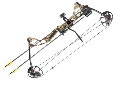 Poe Lang - Łuk bloczkowy Rex Quad - 20-65 lb - 28" - Camo - CO-029F