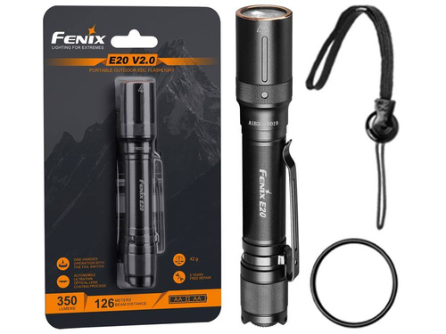 Fenix - Latarka E20 V2.0 - 350 lumenów