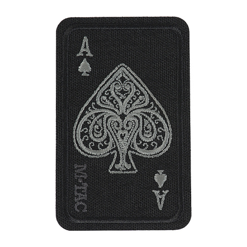 M-Tac - Naszywka Ace Of Spades - Haftowana - Cordura 500D - Czarna - 51324002
