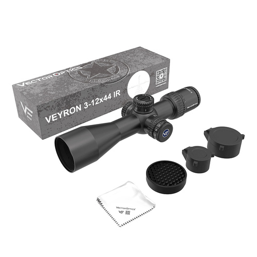 Vector Optics - Luneta Veyron 3-12x44IR Compact - SFP - MPR-V10 - Czarna - SCOM-40
