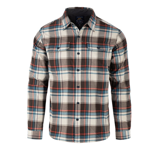 Helikon - Koszula z długim rękawem Greyman - Nylon Sorona Blend - True Grey Checkered - KO-GMN-NS-PW